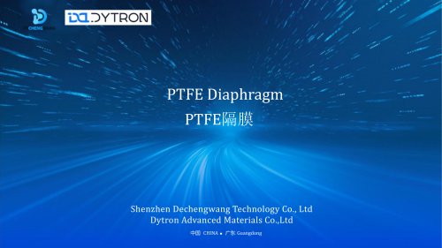 PTFE diaphragm