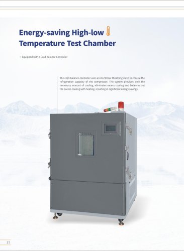 Energy Saving High Low Temperature Test Machine