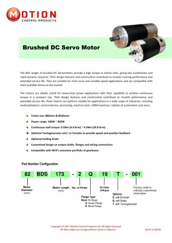 Brushed DC Servo Motor