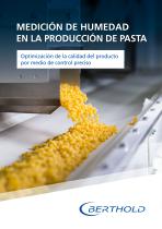 MEDICIÓN DE HUMEDAD  EN LA PRODUCCIÓN DE PASTA - 1