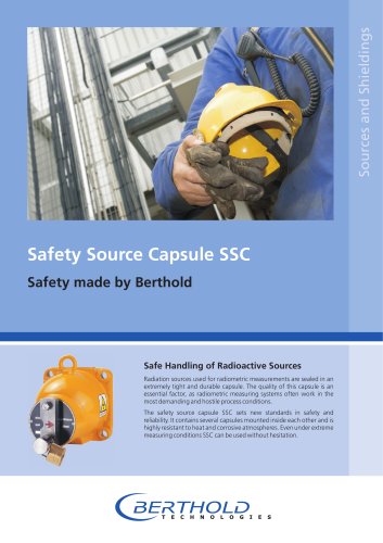 Safety Source Capsule SSC