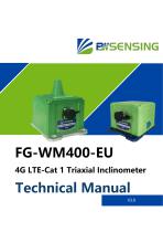 FG-WM400-EU 4G LTE Triaxial Inclinometer