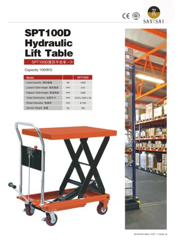 Hydralic lift table&Lift truck-Santsai Machinery