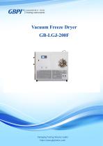 GB-LGJ-200F Vacuum Freeze Dryer Catalog