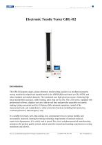 GBL-H2 Electronic Tensile Tester (20260112)