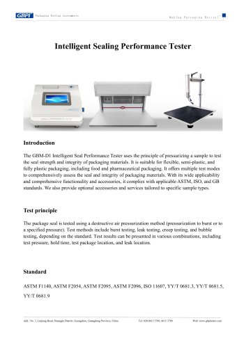 GBM-D1 Intelligent Sealing Performance Tester (20250910)