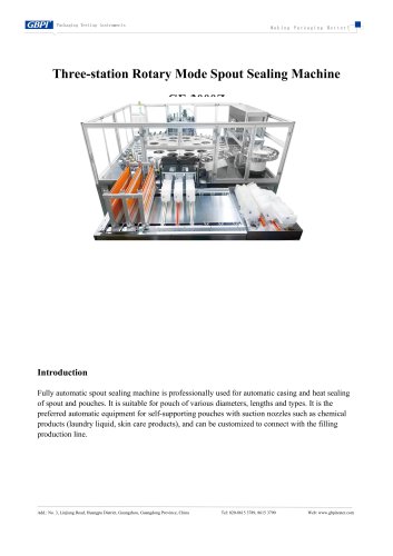 GF-3000Z Three-station Rotary Mode Spout Sealing Machine (20250604)