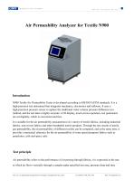 N900 Air Permeability Analyzer for Textile (20250528)