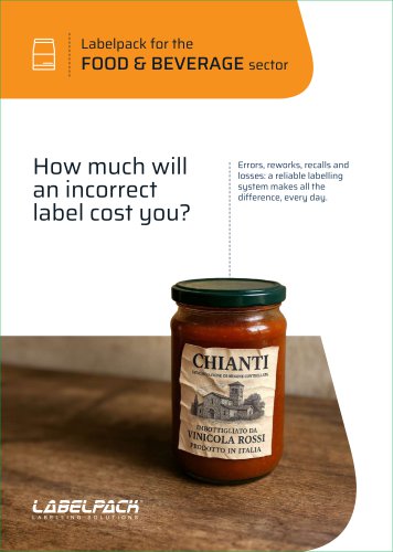 Labelpack for the FOOD & BEVERAGE sector