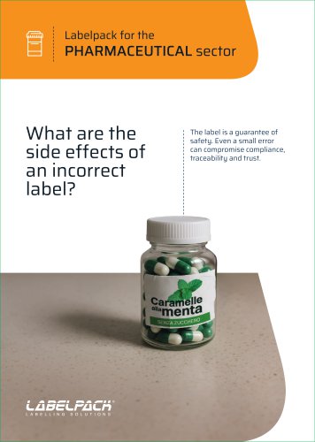 Labelpack for the PHARMACEUTICAL sector