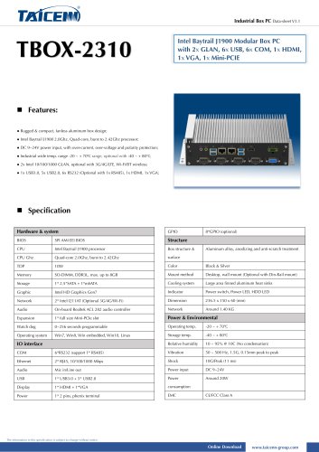 TAICENN/Box computer/TBOX-2310