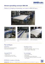 Stream-spreading conveyor SSB 550