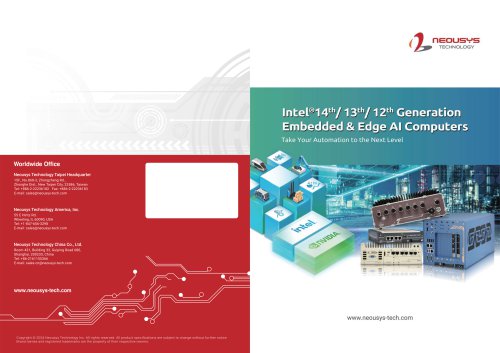 2024 Intel® 14th/13th/12th Generation Embedded & Edge AI Computers Brochure