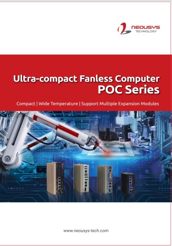 Brochure for 2021 Ultra-Compact Fanless Computer- POC Series