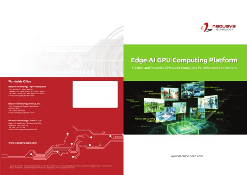 Brochure for 2024 Edge AI GPU Computing Platform