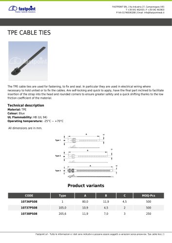 TPE CABLE TIES