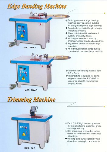 EDGE BANDING MACHINE