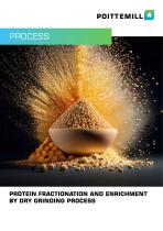 protein fractionation and enrichment by dry process