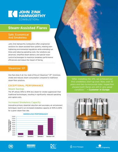 Steam-Assisted Flares