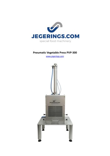 Pneumatic Vegetable Press PVP-300