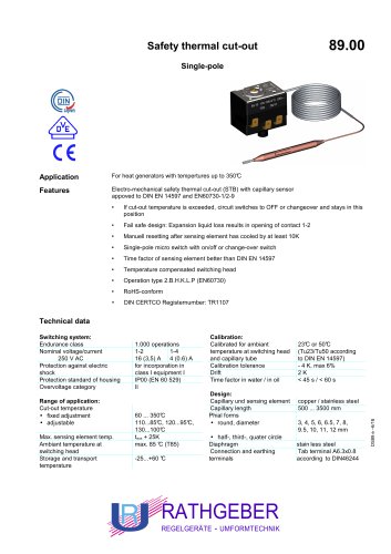 Safety thermal cut-out