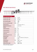 V623 - Machine Specifications