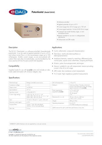 Potentiostat