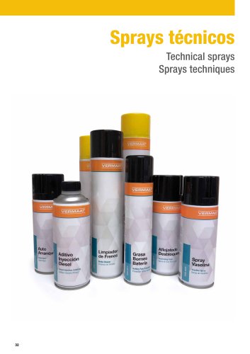 Technical sprays