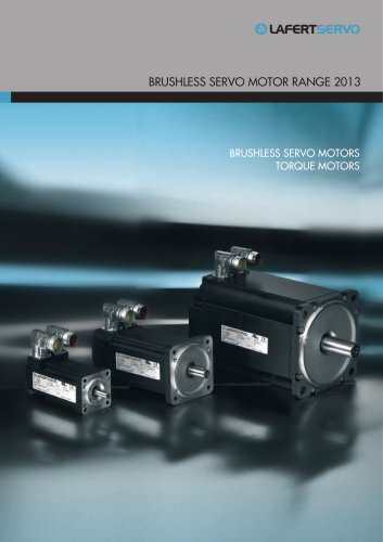 Brushless Servo Motor Range 2013