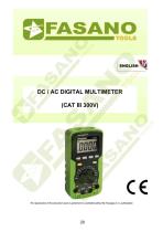 DC / AC DIGITAL MULTIMETER (CAT III 300V)