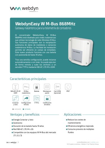 WebdynEasy W M-Bus_Ficha de Producto