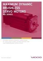 Maximum Dynamic Brushless Servo Motors - MD Series