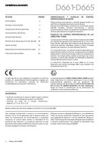 Serie D660 Válvulas de control proporcionales con electrónica de 24 voltios integrada ISO 4401, tamaños 05 a 10 - 2