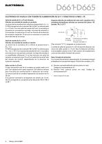 Serie D660 Válvulas de control proporcionales con electrónica de 24 voltios integrada ISO 4401, tamaños 05 a 10 - 6