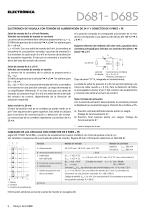 Serie D680 Válvulas de control proporcionales con electrónica integrada - 6