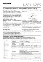 Serie D680 Válvulas de control proporcionales con electrónica integrada - 7