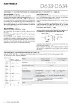 Servoválvulas de accionamiento directo D633/D634 - 6