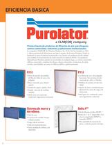 Folleto con los productos de filtración de aire de Purolator - 2