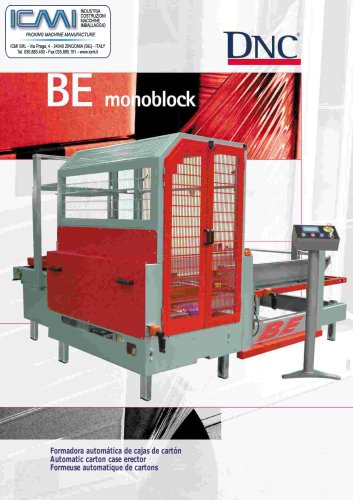 CARTONS ERECTOR MACHINES LEAFLETS: Fully Automatic BE-Monoblock