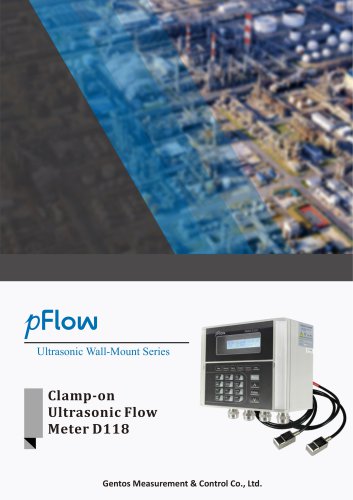 Clamp-on Ultrasonic Flow Meter	D118