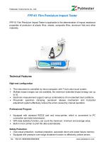 FPP-01 Film Pendulum Impact Tester