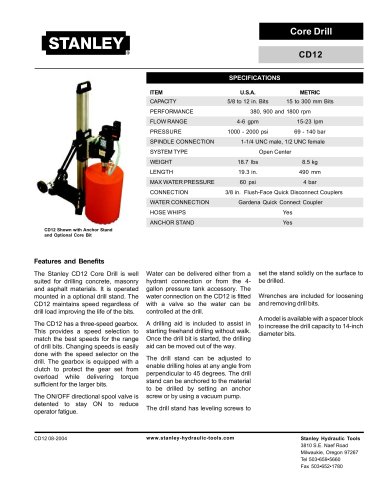 Core Drill - CD12