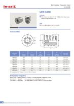 LSRD series With internal star drive (EN ISO 10664), allows high torquevalues, comply with type LSKD.