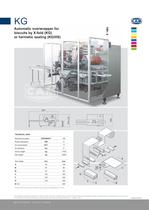 KG automatic overwrapper for biscuits by X-fold or hermetic sealing 