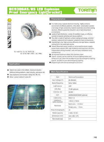 BC9306AS BS emergency fixed light