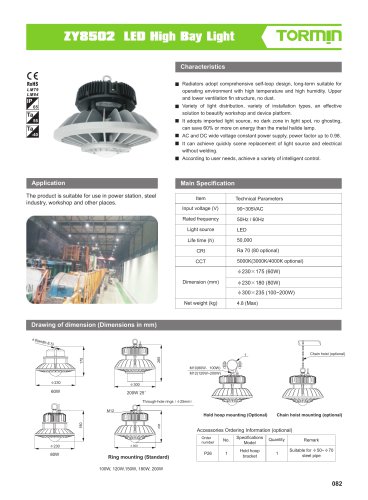 ZY8502 non ex fixed professional light