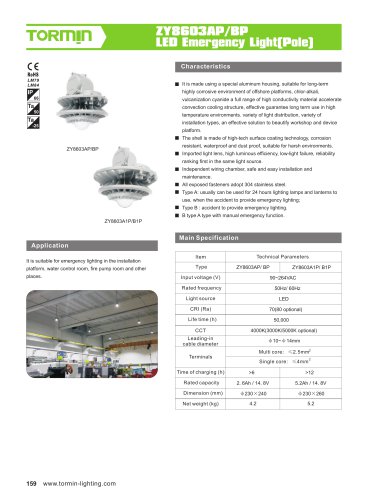 ZY8603AP BP emergency fixed light