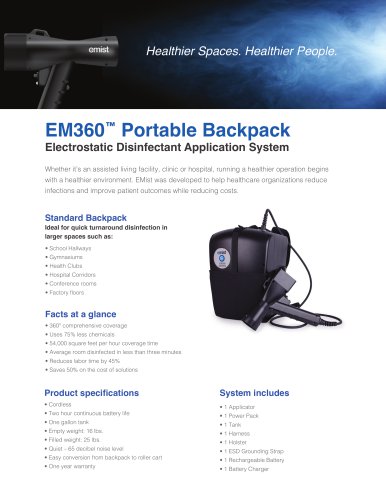 EM360™ Portable Backpack