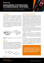 Picosecond Fluorescence Lifetimes