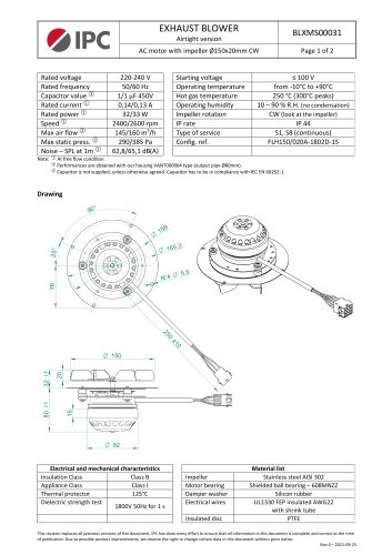 EXHAUST BLOWER BLXMS00031